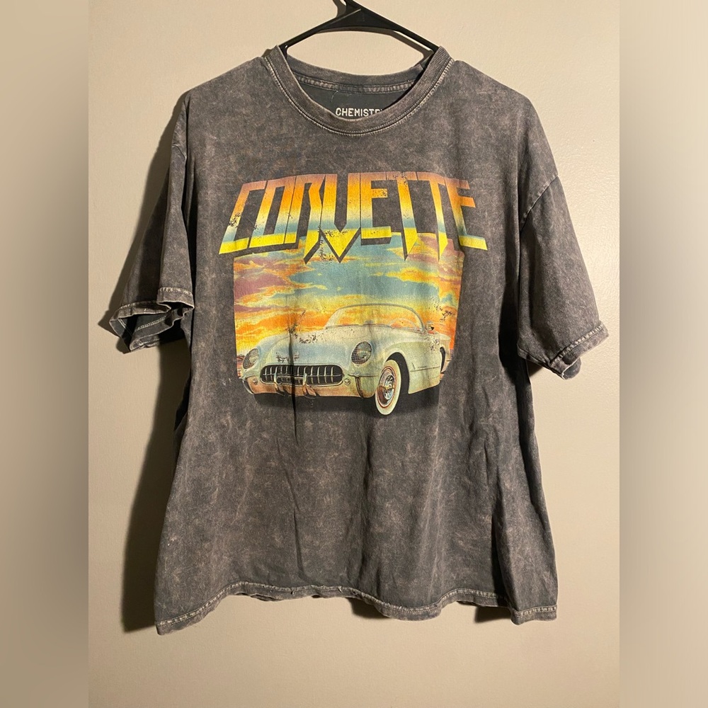 Item 42 Chemistry Logo Tee - Charcoal with White Print